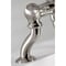 Kingston Brass Deck-Mount Clawfoot Tub Faucet, Brushed Nickel, Deck Mount CC409T8BL - alternate 3
